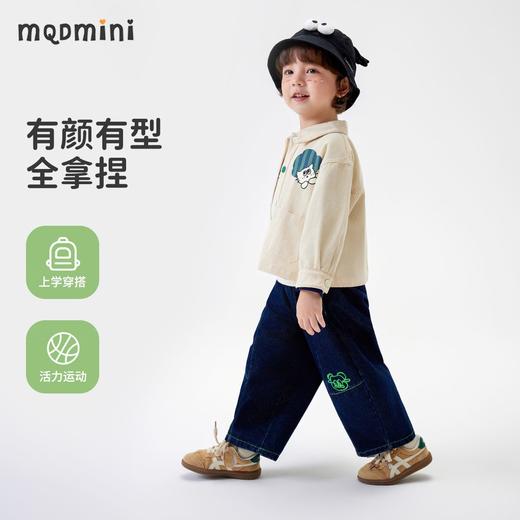 【软牛仔】【110-140】【MQDmini】男童春秋卡通纯棉牛仔衬衫 商品图6