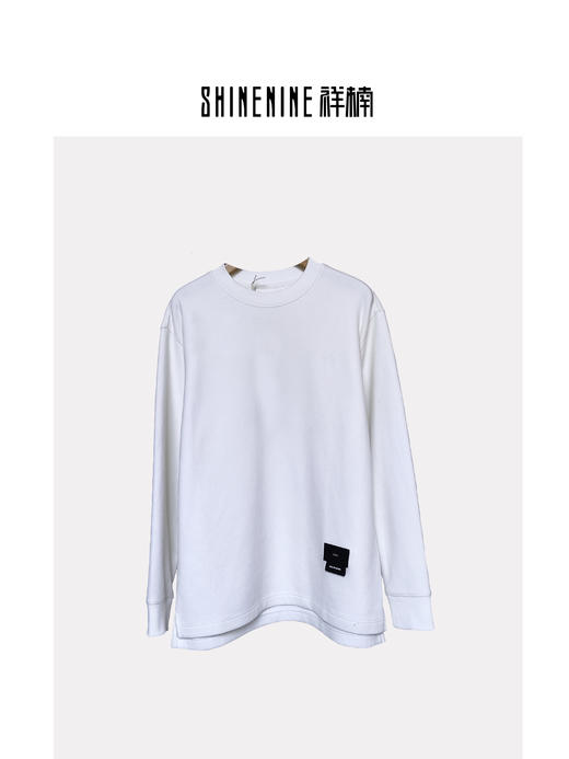 E44971192纯色长袖T恤 商品图0