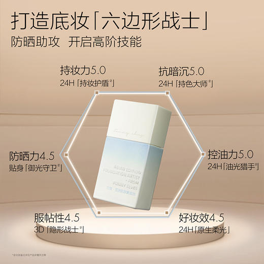 【品牌直发】Funny Elves方里持妆防晒粉底液25ml 柔雾持妆F01/F02油皮专享混油皮不脱妆 商品图2