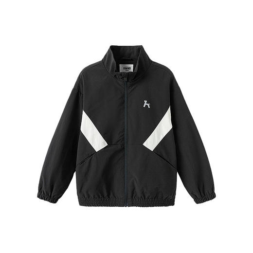 森马儿童外套春季撞色拼接户外风上衣男童宽松立领休闲装时尚潮流 商品图4