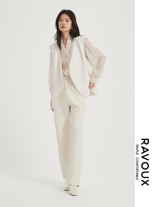 271219905拼欧根纱马甲 商品图5