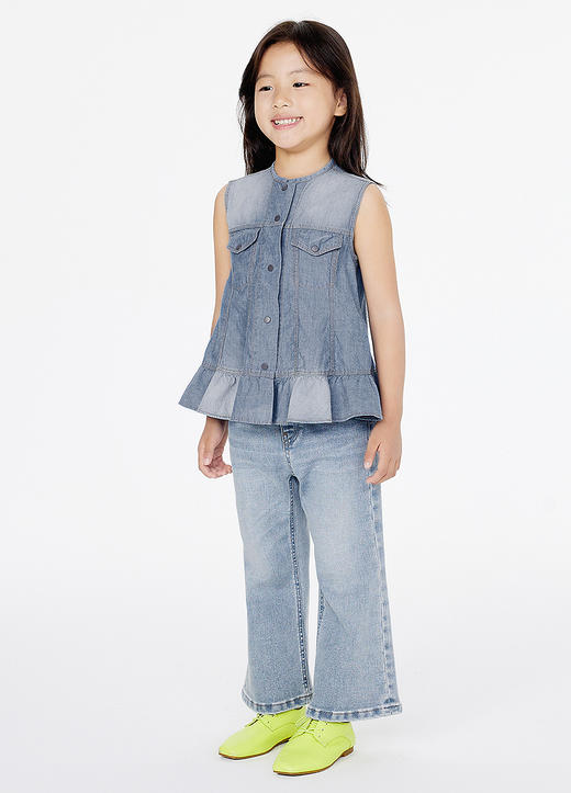 jnby   25年春款  牛仔七分裤  1P3E10220 商品图7