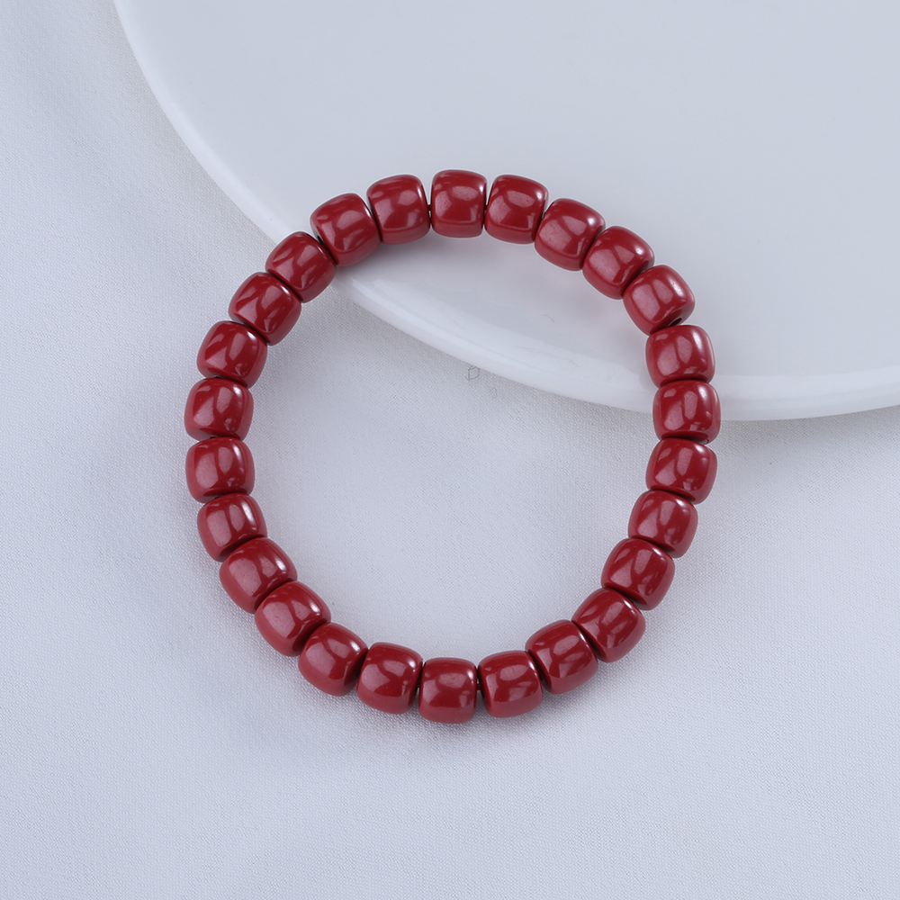 【宏艺珠宝】朱砂手串筒珠﹝主体为晶石类、天然玉石类产品不支持以旧换新﹞