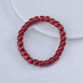 【宏艺珠宝】朱砂手串筒珠﹝主体为晶石类、天然玉石类产品不支持以旧换新﹞