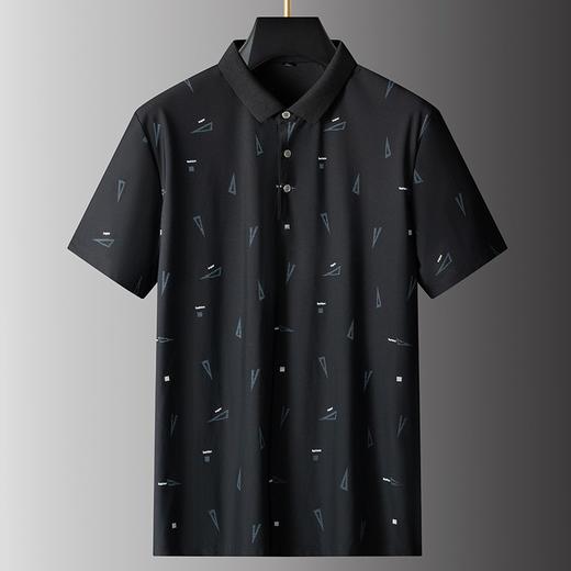 【冰丝弹力】【DPS】大依优型大码短袖POLO衫运动翻领体恤男士半袖大码打底衫肥佬休闲冰丝 商品图1