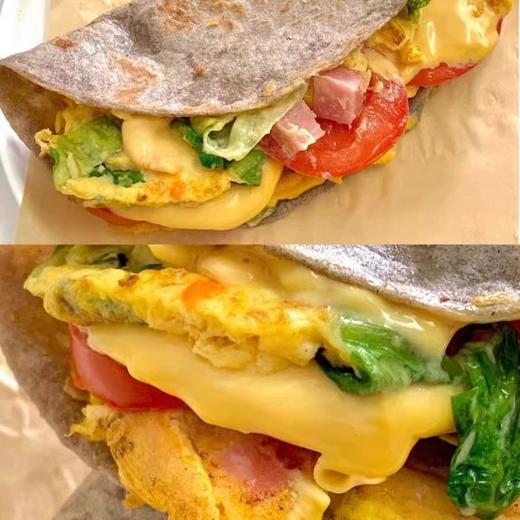 【杂粮卷饼】低脂山东杂粮煎饼早餐粗粮无糖精春饼皮薄饼 商品图2