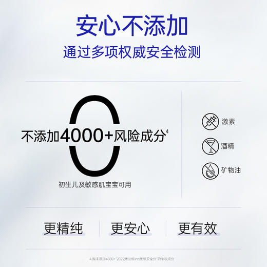 【日夜分护】露安适初生润护润肤乳120ml/初生润护面霜120g 商品图5