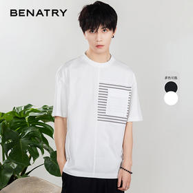 贝纳川圆领短袖T恤ECP214015