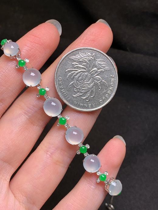 蛋面翡翠手链 商品图3