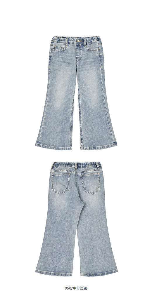 jnby   25年春款  牛仔七分裤  1P3E10220 商品图9