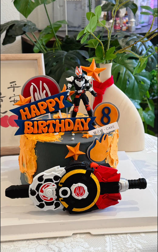 假面骑士男孩生日蛋糕 商品图0