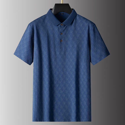 【100%棉】【DPS】大依优型大码短袖polo衫男加肥大码休闲衣服夏季薄款中年宽松半袖体恤 商品图0
