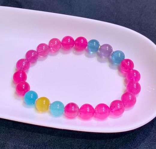 8mm-9mm单圈卢比来纯色碧玺手串 商品图0