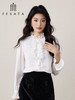 3楼FEXATA服饰(新百购) 法式宫廷感荷叶边衬衫 商品缩略图0