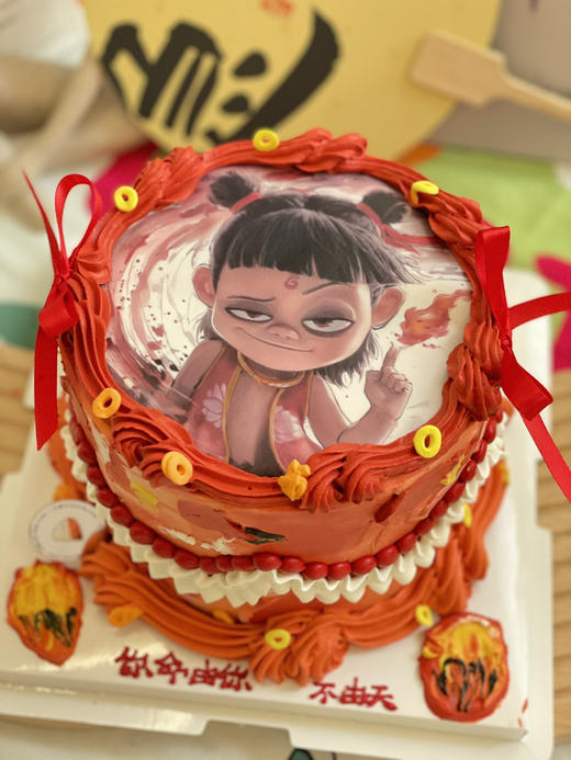 照片哪吒奶油蛋糕 下单前请仔细阅读商品详情 商品图1