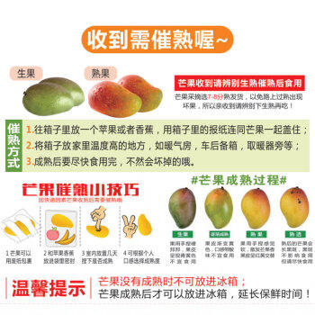 京鲜生 云南树熟贵妃芒 4.5斤礼盒装150g起 生鲜水果 源头直发 商品图3