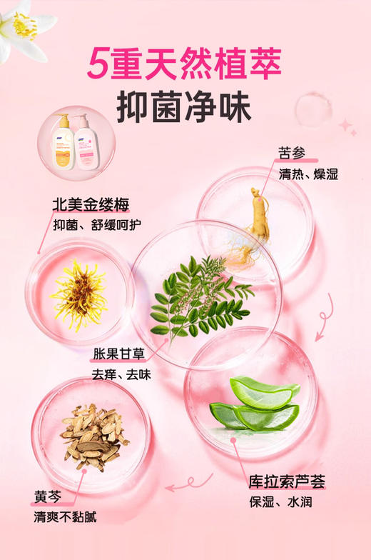 🌿【私密护理新选择】🌿妇炎洁熊果苷vs金缕梅护理液：温和守护女性健康🌼轻松告别尴尬期❗️❗️暗沉、黏腻、异味 Bye-bye💃 商品图3