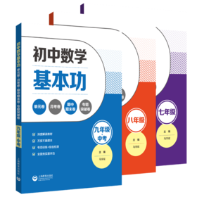 初中数学基本功七年级单元卷月考期中期末卷专题突破战八九年级中考压轴夯实基础培优提高从课堂到考场名师一帮到底解题方法 初中全三册