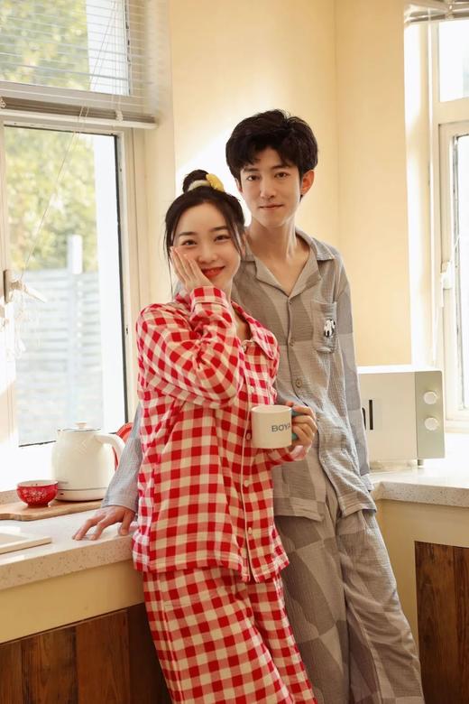 LANSHU岚束•无拘无束情侣家居服｜经典翻领设计，舒适耐穿【发货时效3-7天】 商品图2