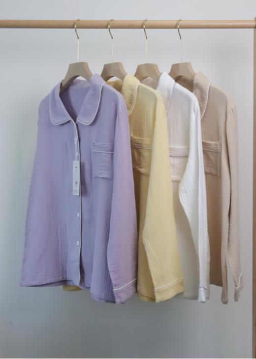 🌸🌸上一团不够卖❗法国🏕️【MAWALIFE简约棉糖糖睡衣】 ✨线下零售价💰 ¥599/套 ✨福利秒杀 💰¥99/套 ✅100%全棉纯色双层纱面料 商品图0