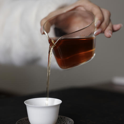 【汉世流彩】（2024）高硼硅水滴公杯+【窠岩氏】骨瓷盖碗 商品图5