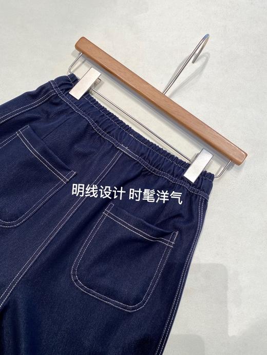 云仓【9821】老钱风显瘦神裤 凉感 阔腿裤直筒裤 商品图5