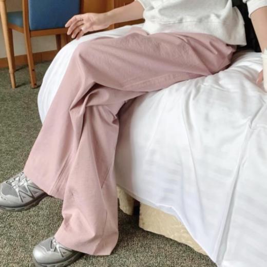 🔥爆火的断货王神裤【仟梓赫 多巴胺小粉阔腿裤】💕还是赵露思、虞书欣同款 ➽多巴胺小粉裤，😍入春第一条裤子认准它‼️  商品图1