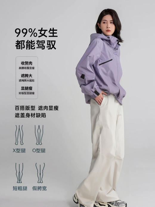 💕春季新品首发👊🏻追求高品质的来‼💐【斯辰唯佳 山系情侣款三防软壳冲锋裤ELXM99-2501】户外运动必备！💗男女同款！福建大厂品质❗ 🔥防风，防水，防污‼ 商品图1