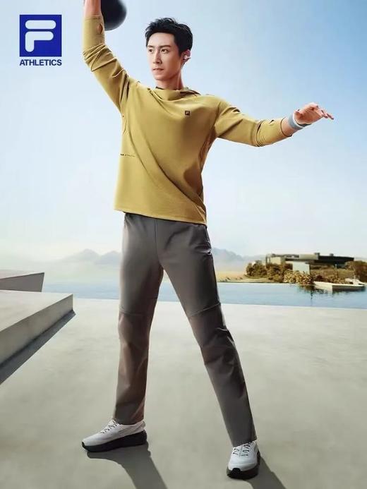 F1LA四面弹力户外跑步健身休闲裤长裤 商品图2