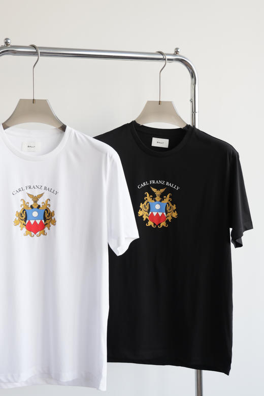 BA11Y 丝光棉 印花 圆领短袖T恤 TX388 商品图0