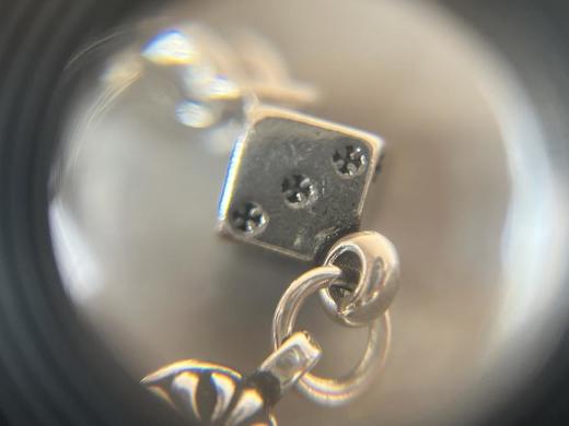 ChromeHearts克罗心十字花球筛子925银手链，骰子款是日本限定，超级难买（SJ） 商品图2