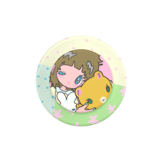 【微微日常】暖暖拼布相框 MAGSAFE磁吸手机气囊支架 Round圆啪嗒系列 撞色 卡通 商品图2