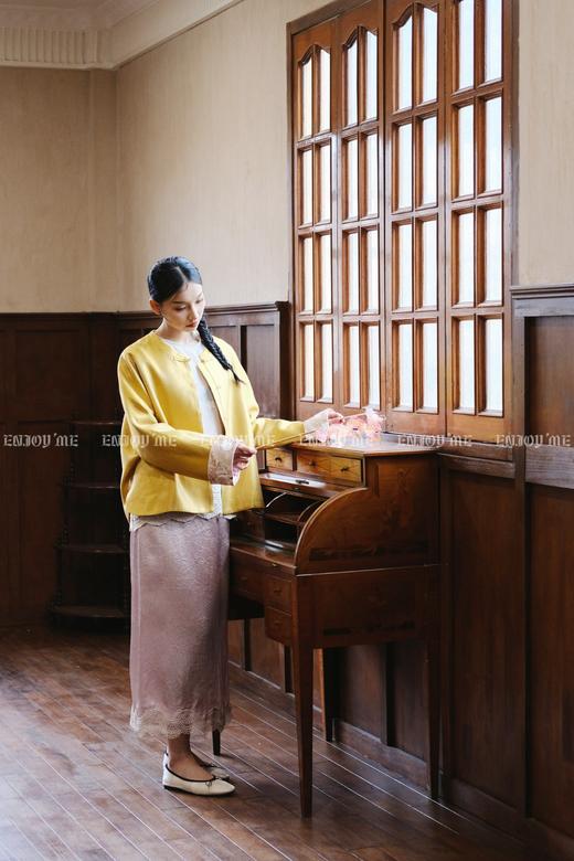 【门店同款】ENJOY春季云敛-春光推盏春水煎茶外套 161893268 商品图7