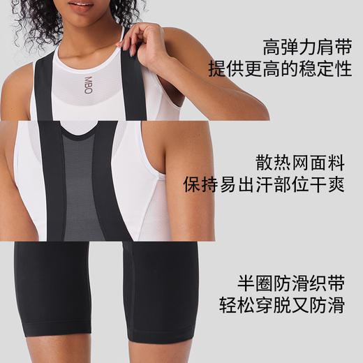 MBO女子便携无忧储物背带七分裤 春夏双箭头T130C -A  25年夏季新款 (经销商专拍链接，非经销商拍单不发货) 商品图3