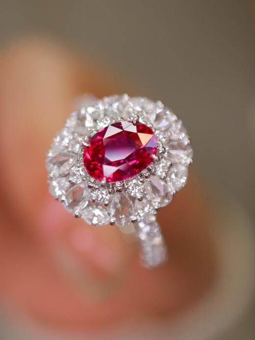 1.03ct刻面红宝石戒指 商品图2