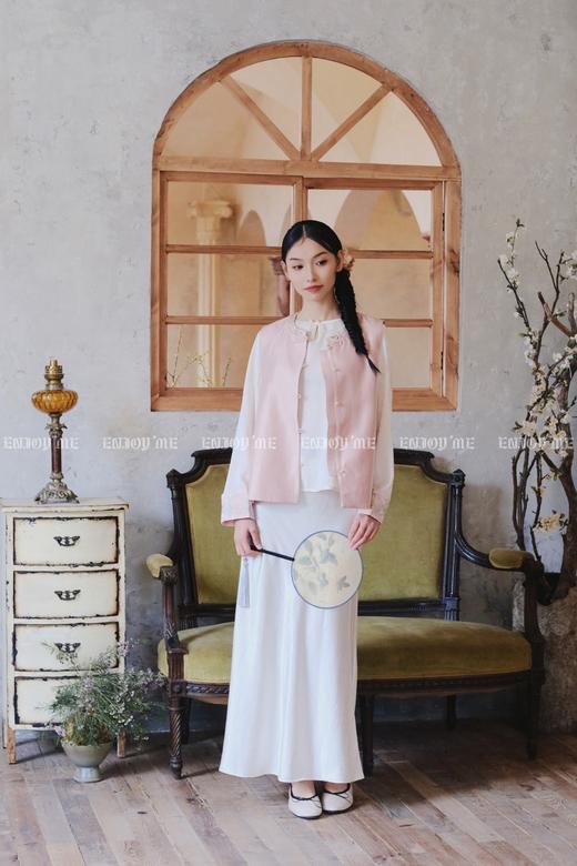 【门店同款】ENJOY春季云敛-春光推盏挽金枝马夹 161893313 商品图8