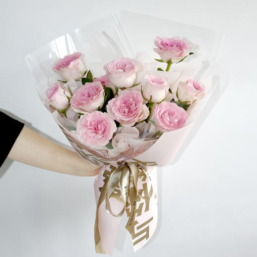 微甜星球丨11枝粉玫瑰花束 商品图2
