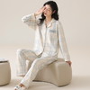 雀说 优雅新中式国风睡衣女春季长袖长裤家居服 商品缩略图6