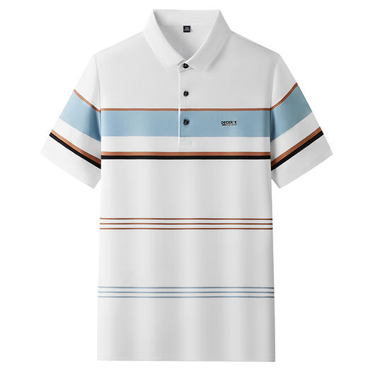 【DKP】大依优型大码短袖Polo衫翻领体恤轻奢休闲男宽松T恤上衣胖子 商品图5