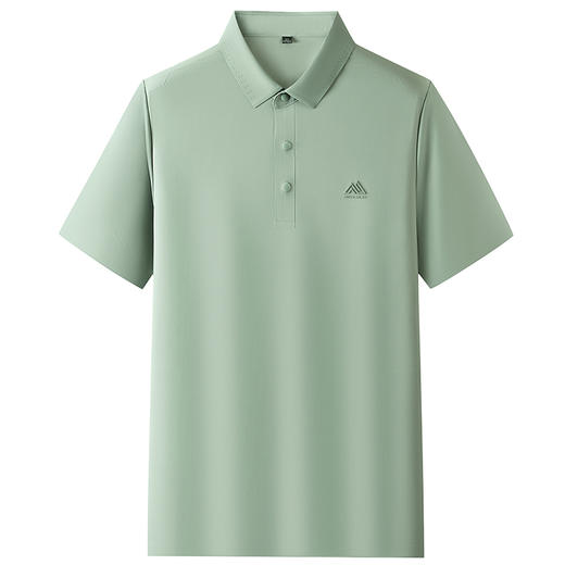 【冰丝弹力】【DKP】大依优型大码短袖Polo衫翻领体恤休闲短袖男宽松T恤上衣胖子 商品图0