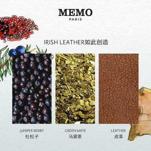 MEMO PARIS爱尔兰旅行者淡香精马黛茶皮革调小众香水 商品图2