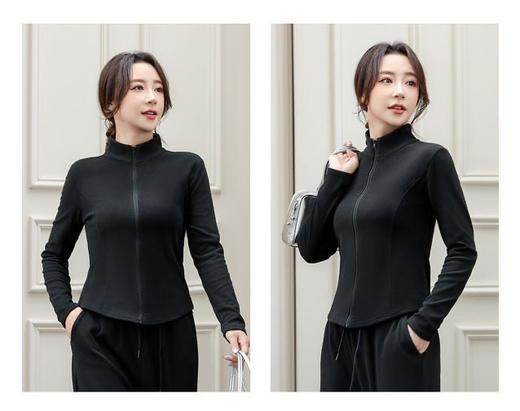 【佰丽得三色运动瑜伽休闲套装】淡雅的色彩搭配，灵感源自大自然! 采用高品质透气面料，能够迅速吸收汗水并保持身体干爽舒适 收腰设计，巧妙勾勒出腰部线条，时尚又好看 商品图5