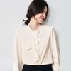 【高货sh】全新升级【铂金会员174/天猫229/差价55】(12304) 洛诗琳25春轻职场温柔风不规则飘带衬衫通勤职业长袖衬衣 商品缩略图1