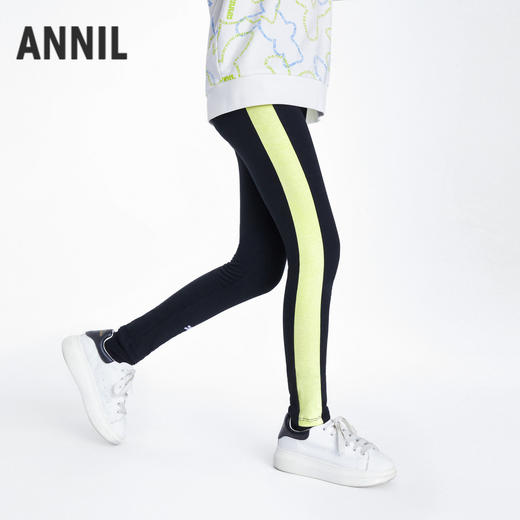 女童针织打底裤春季新款安奈儿童装EG516133 商品图2