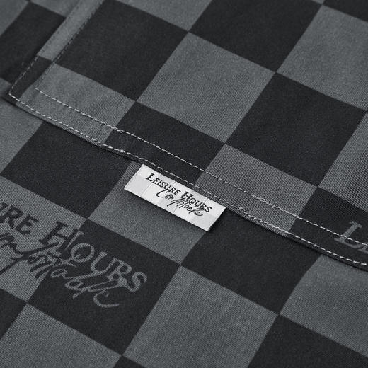 GXG春季热卖潮搭棋盘格印花长袖衬衫热卖衬衫 男上衣 商品图3