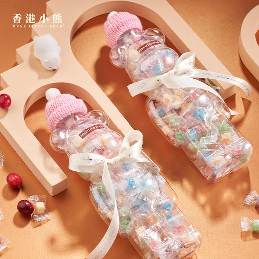 Rene Little Bear 香港小熊熊罐水果味酸软糖 120g 商品图1