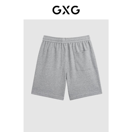 GXG夏季男士凉感简约宽松直筒休闲裤五分裤男 商品图1