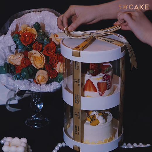 【双果漫游】4寸蛋糕买一送一 商品图0