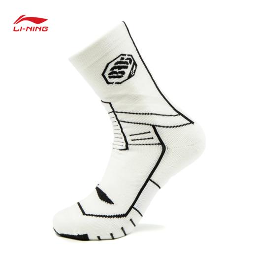 李宁反伍BADFIVE反光抗菌篮球中长袜AWLV005 商品图7