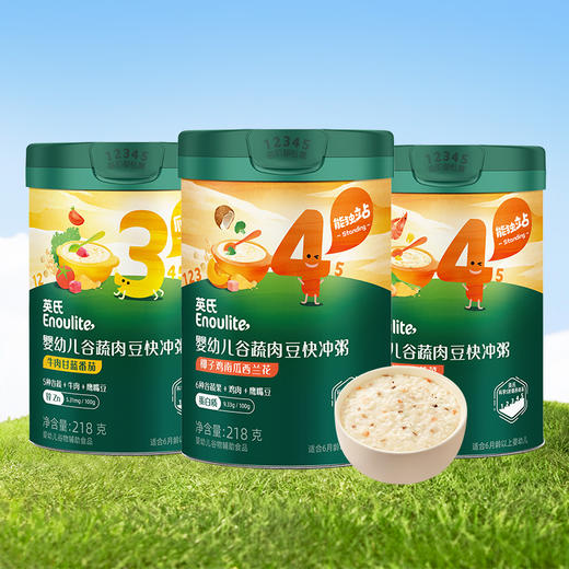 【品牌直发】英氏1234阶婴幼儿营养米粉&粥   罐装 10口味可选 商品图7